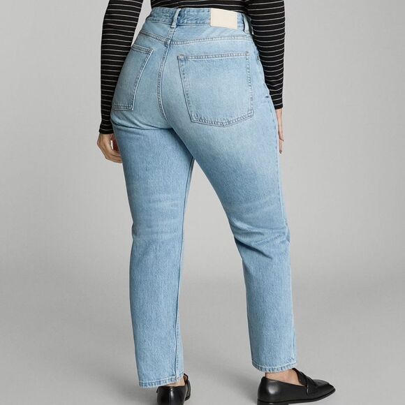 Everlane the curvy 90s cheeky straight jeans size 27 - Picture 2 of 8